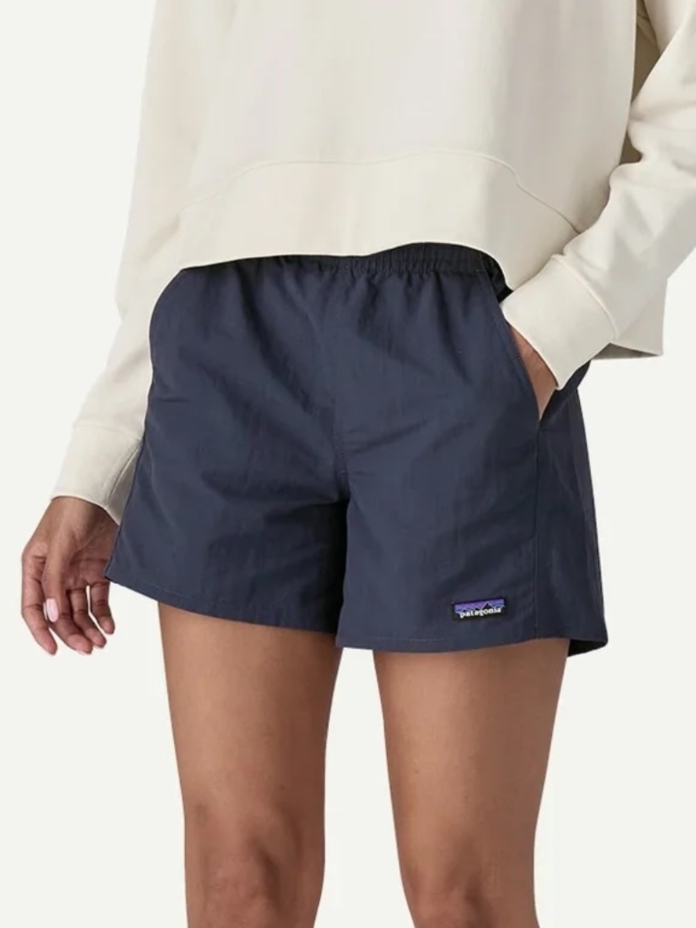 Patagonia Women’s 5" Baggies Shorts Smolder Blue M 57059